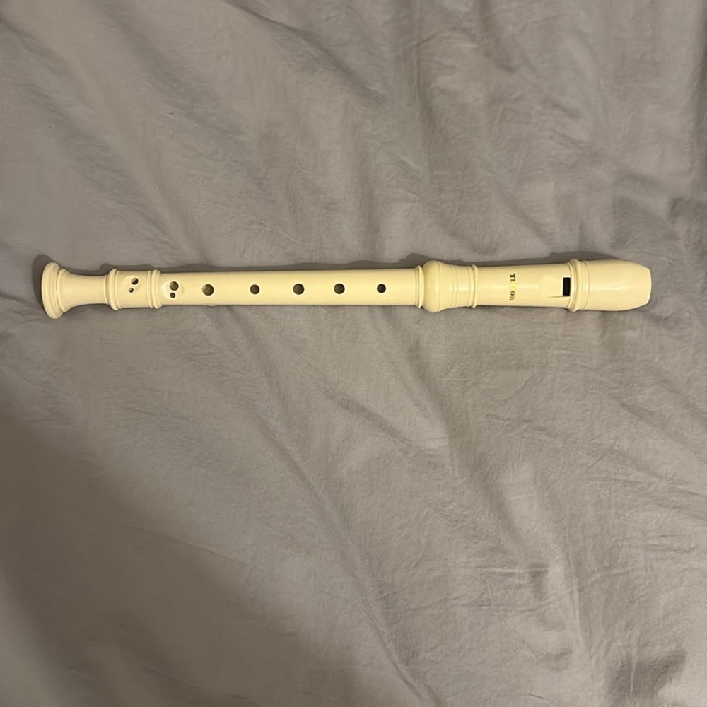 Tudor soprano used Once Soprano Recorder with gray Case